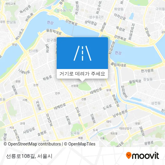 선릉로108길 지도
