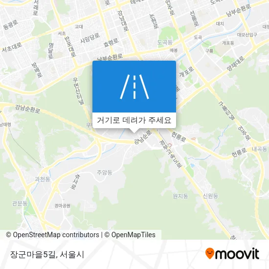 장군마을5길 지도