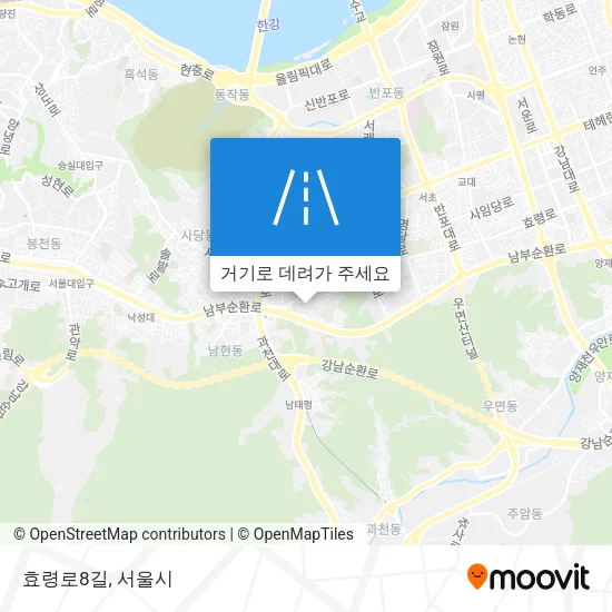 효령로8길 지도