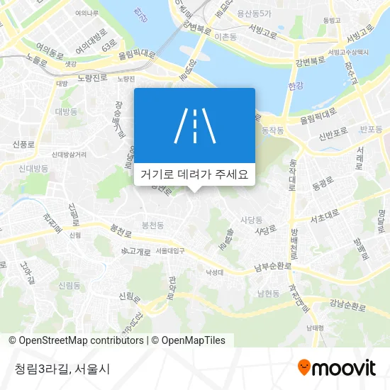 청림3라길 지도