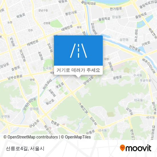 선릉로4길 지도