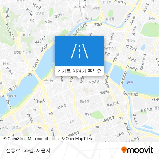 선릉로155길 지도
