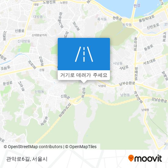 관악로6길 지도