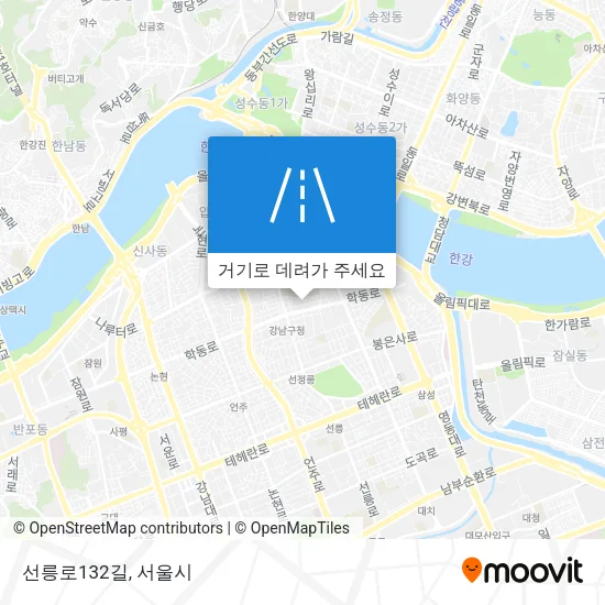 선릉로132길 지도