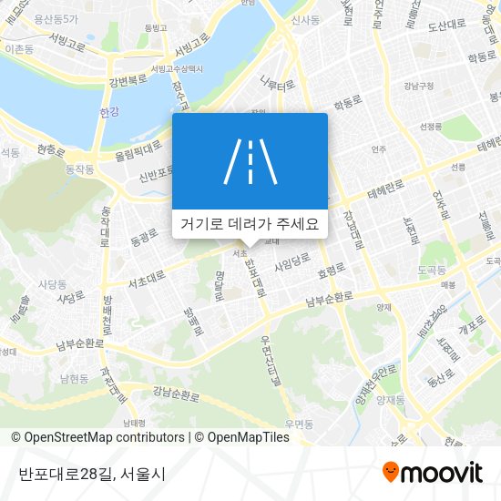 반포대로28길 지도
