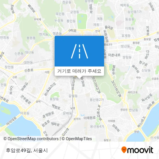 후암로49길 지도