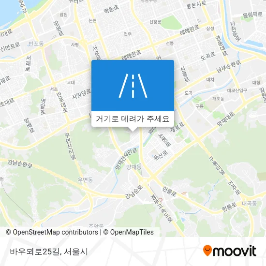 바우뫼로25길 지도