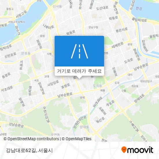 강남대로62길 지도