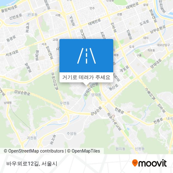 바우뫼로12길 지도
