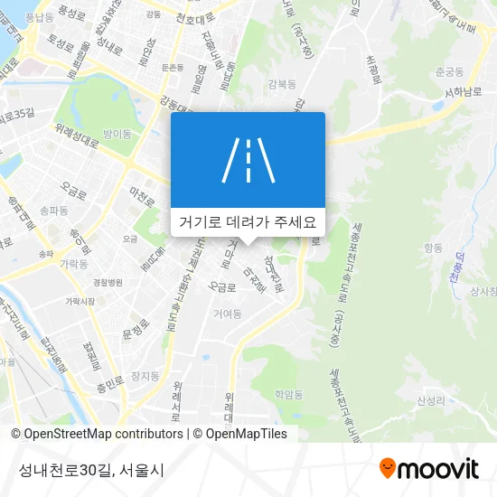 성내천로30길 지도