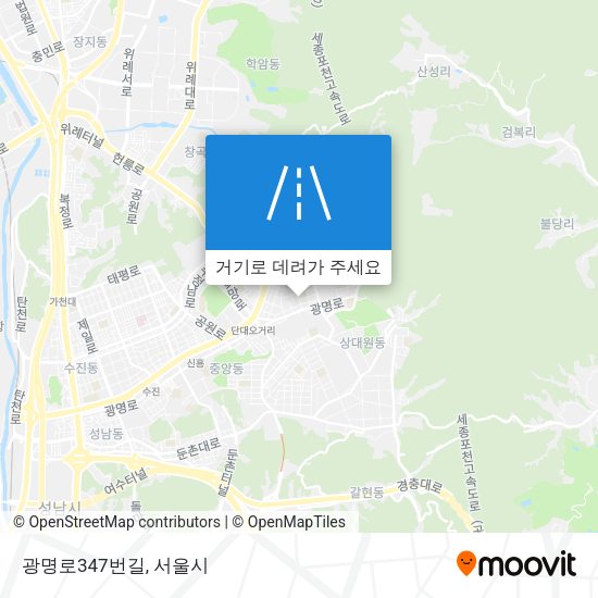 광명로347번길 지도