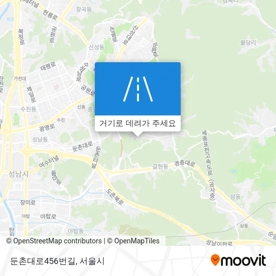 둔촌대로456번길 지도