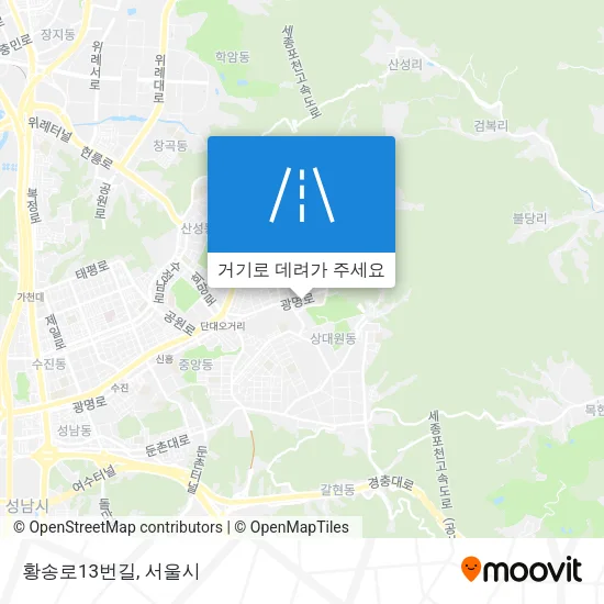 황송로13번길 지도