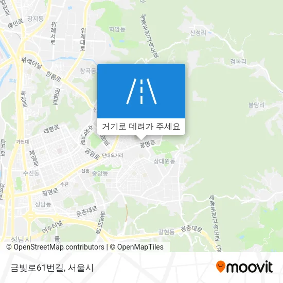 금빛로61번길 지도