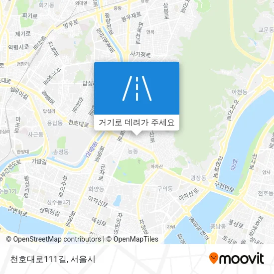 천호대로111길 지도