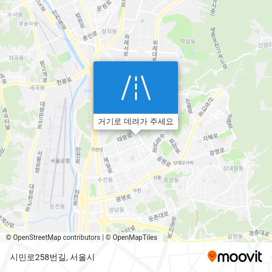시민로258번길 지도