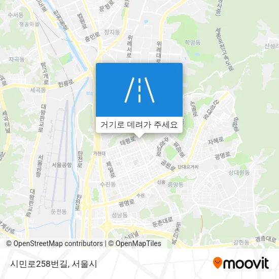 시민로258번길 지도