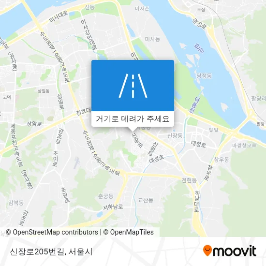 신장로205번길 지도