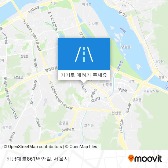 하남대로861번안길 지도