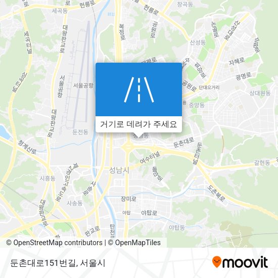 둔촌대로151번길 지도
