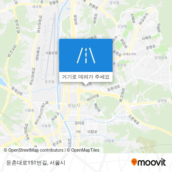 둔촌대로151번길 지도