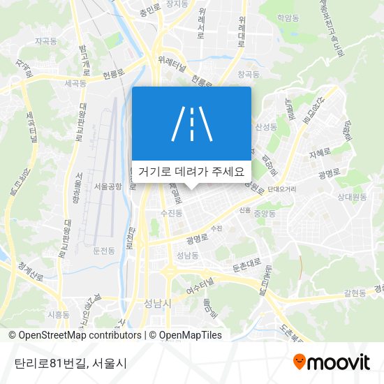 탄리로81번길 지도