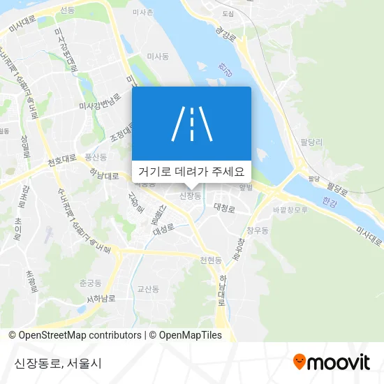 신장동로 지도