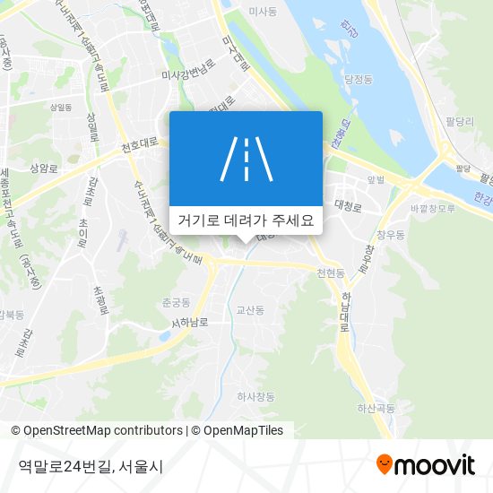 역말로24번길 지도