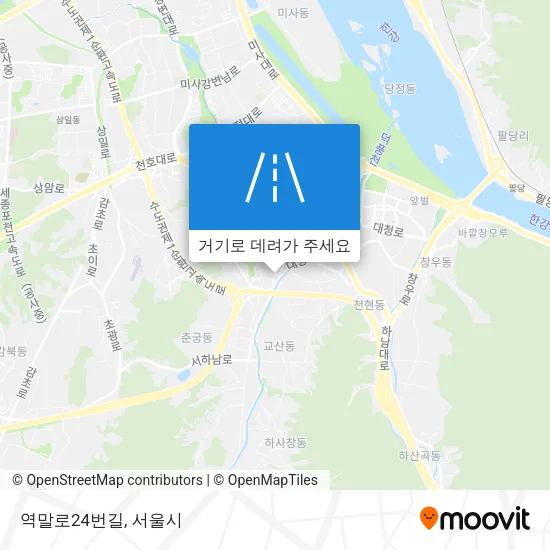 역말로24번길 지도