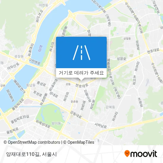 양재대로110길 지도
