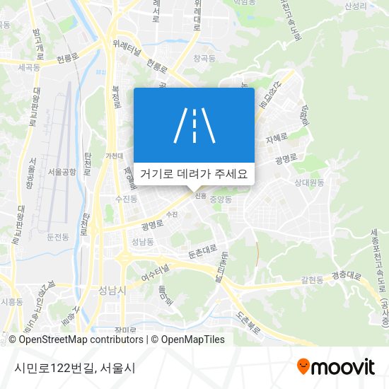 시민로122번길 지도