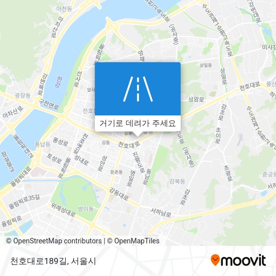 천호대로189길 지도
