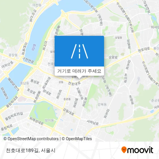 천호대로189길 지도
