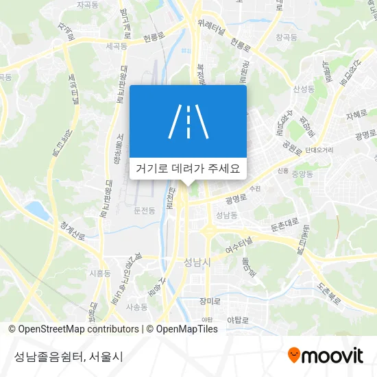 성남졸음쉼터 지도