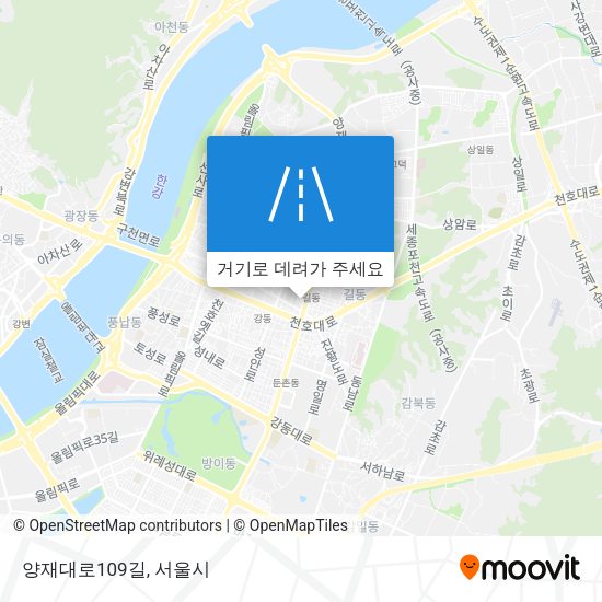 양재대로109길 지도