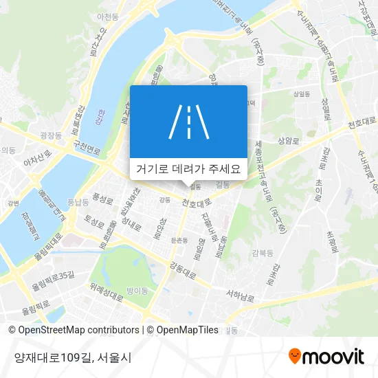 양재대로109길 지도