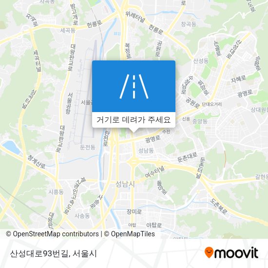 산성대로93번길 지도