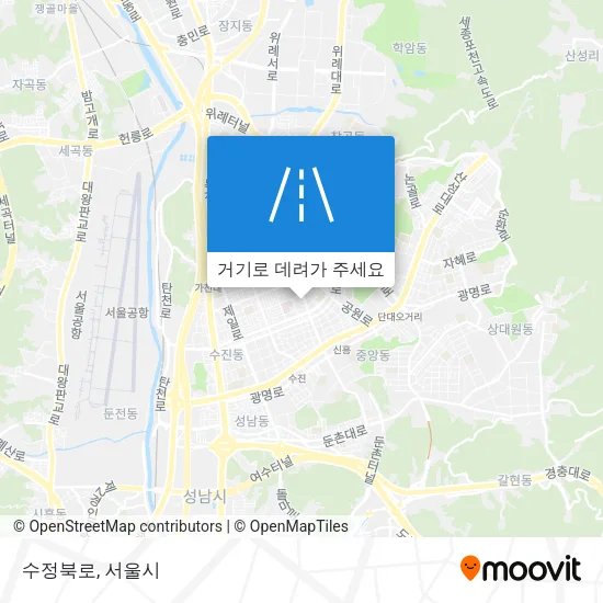 수정북로 지도