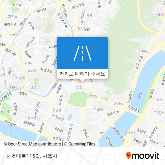 천호대로115길 지도