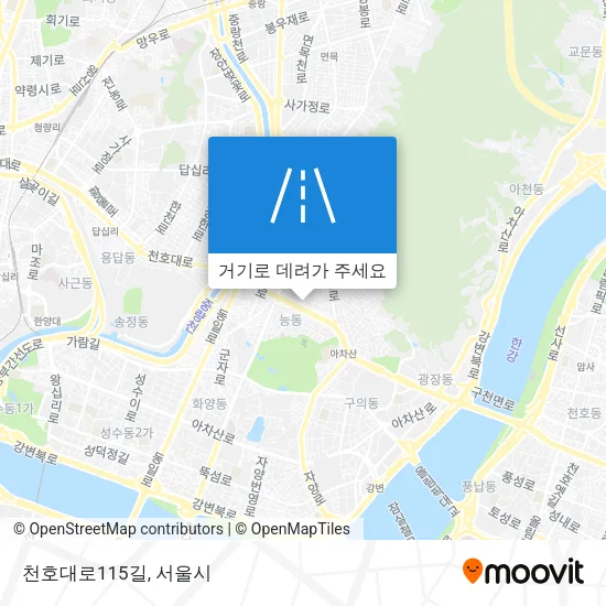 천호대로115길 지도