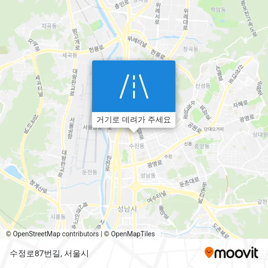수정로87번길 지도
