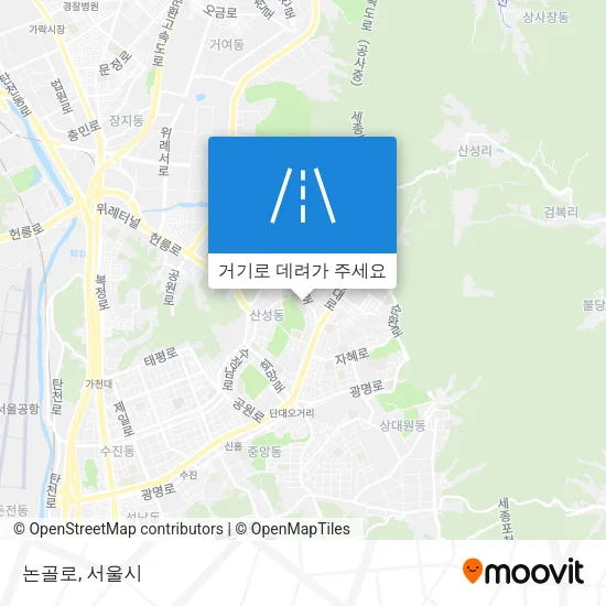 논골로 지도
