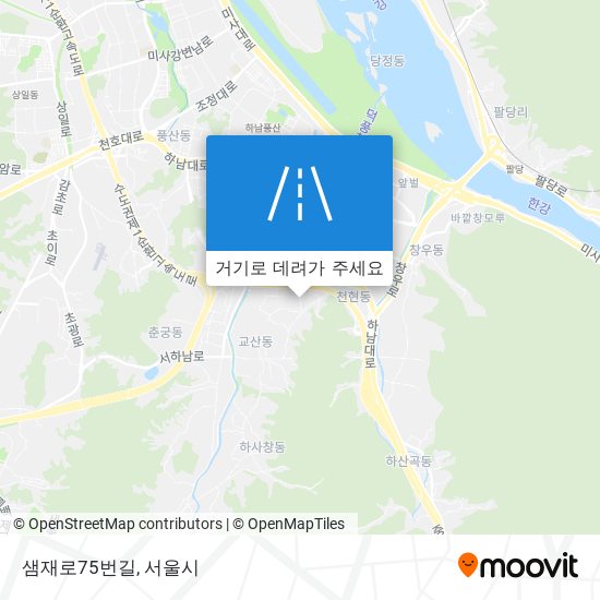 샘재로75번길 지도