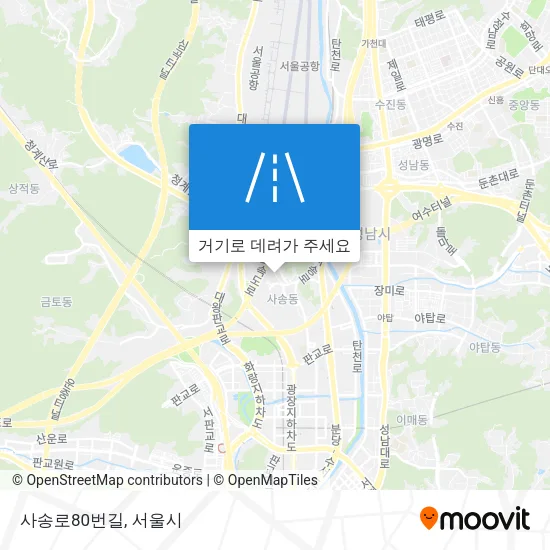 사송로80번길 지도