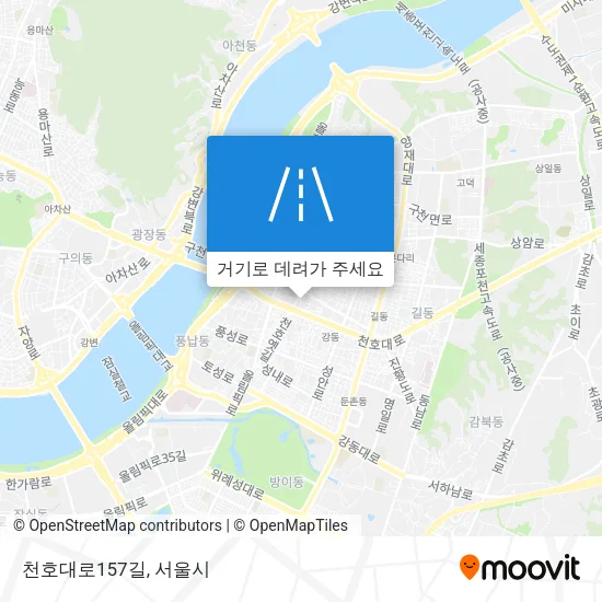 천호대로157길 지도
