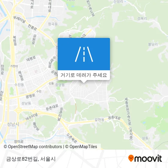 금상로82번길 지도