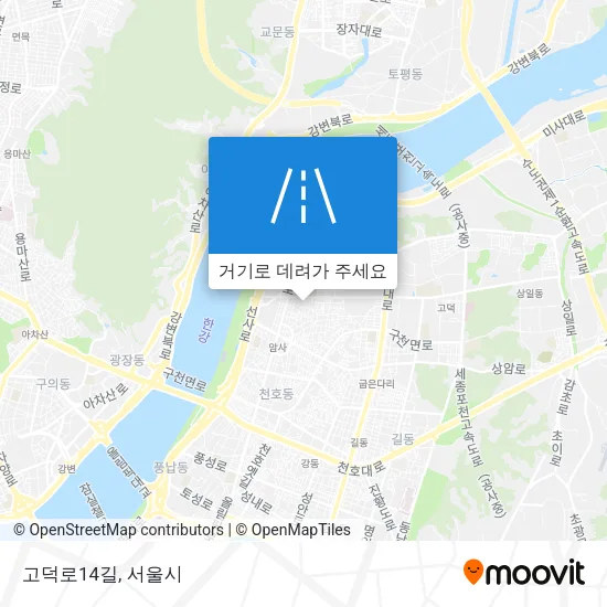 고덕로14길 지도