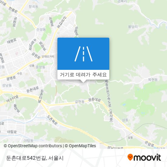 둔촌대로542번길 지도