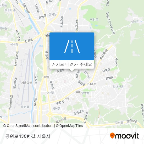 공원로436번길 지도