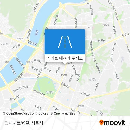 양재대로99길 지도
